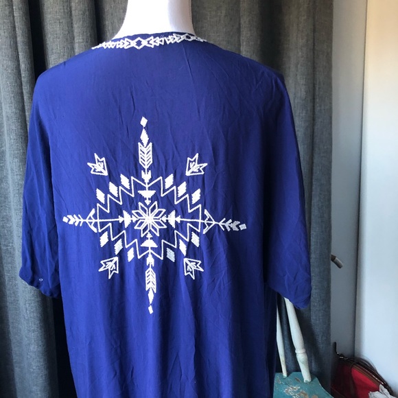 Love Tree Fringed Boho style  Kimono - Picture 2 of 5